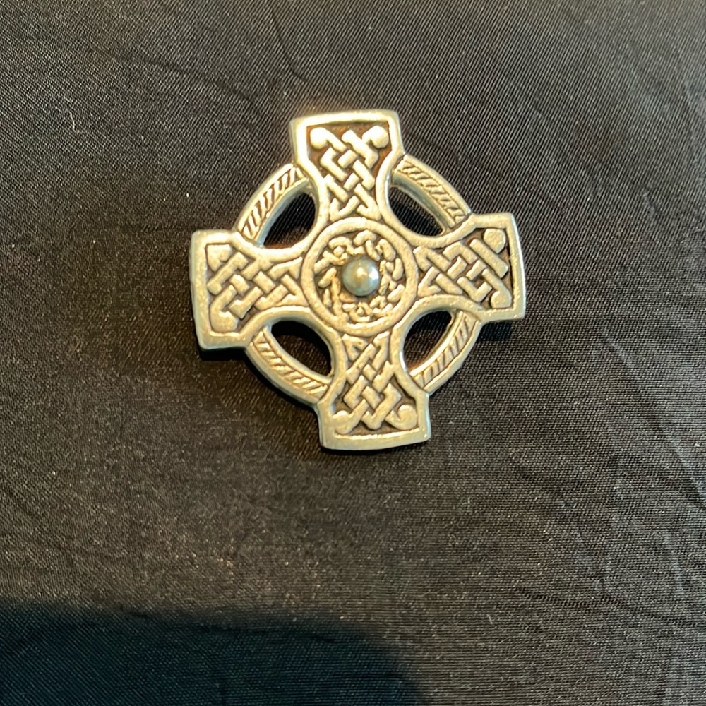 ST.Justin Pewter pin